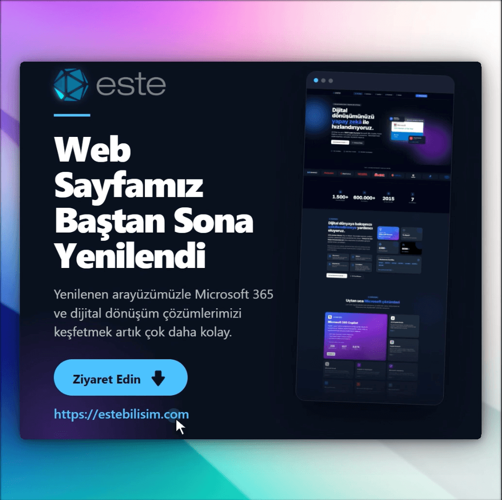 Web Sitemiz Yenilendi 🔥
